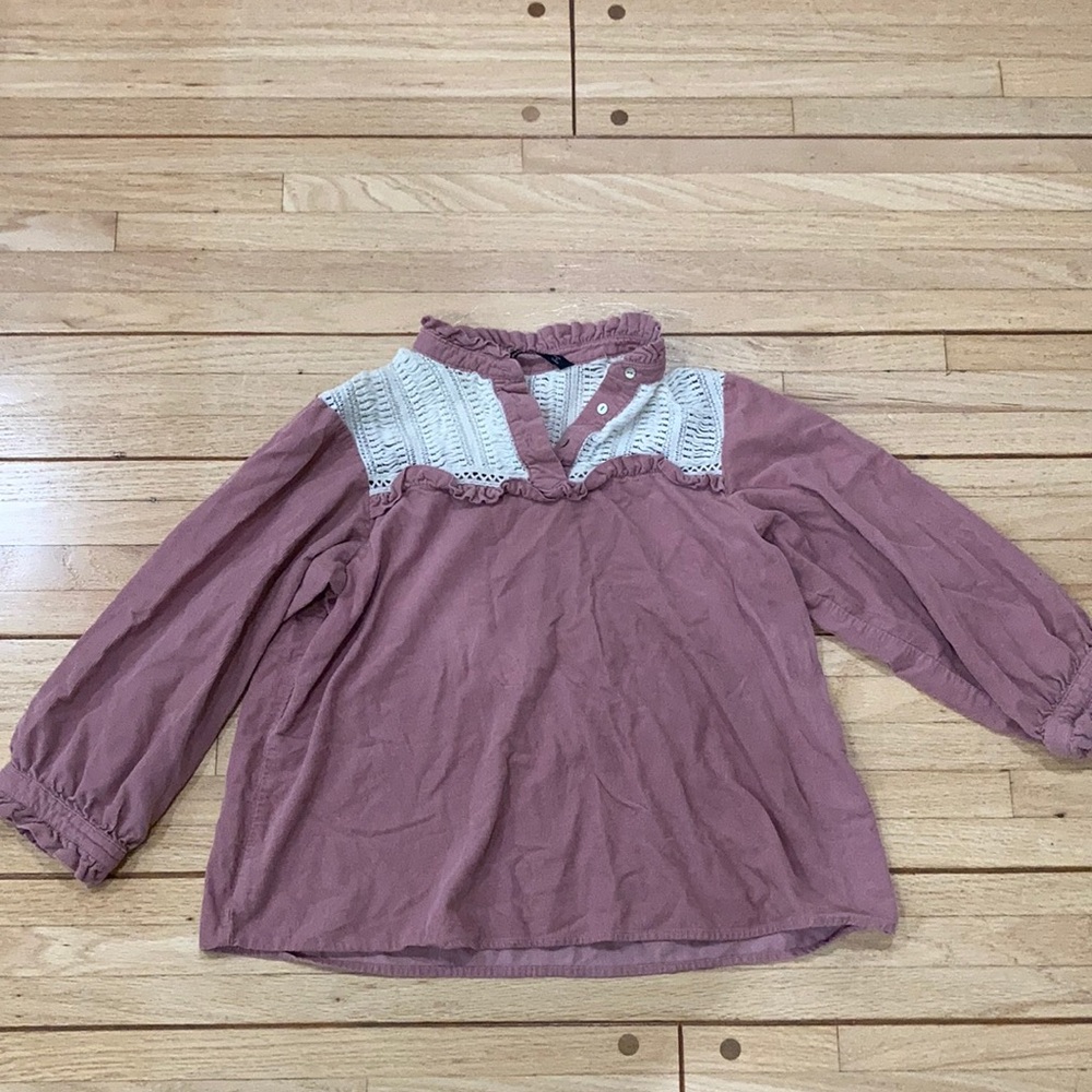 Zara corduroy shirt